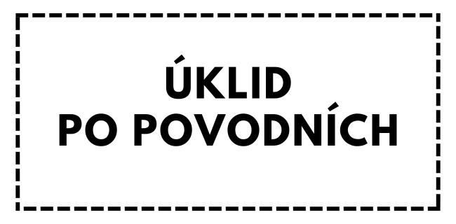 Úklid a dezinfekce po povodních