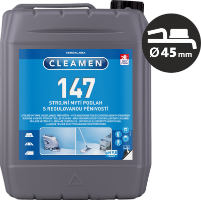 CLEAMEN 147 machine floors with regulated foaming