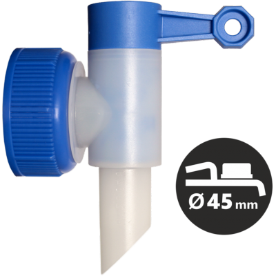 Discharge tap for 5 l canister (45 mm)